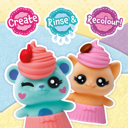 Fuzzikins Baby Cakes Chocolate and Cherry Cupcakes (Cherry Bear & Chocolate Cat)