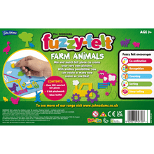 Fuzzy-Felt Farm Animals Drawer Set