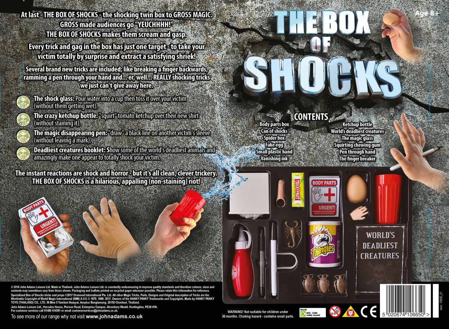 The Box of Shocks Prank & Magic Set