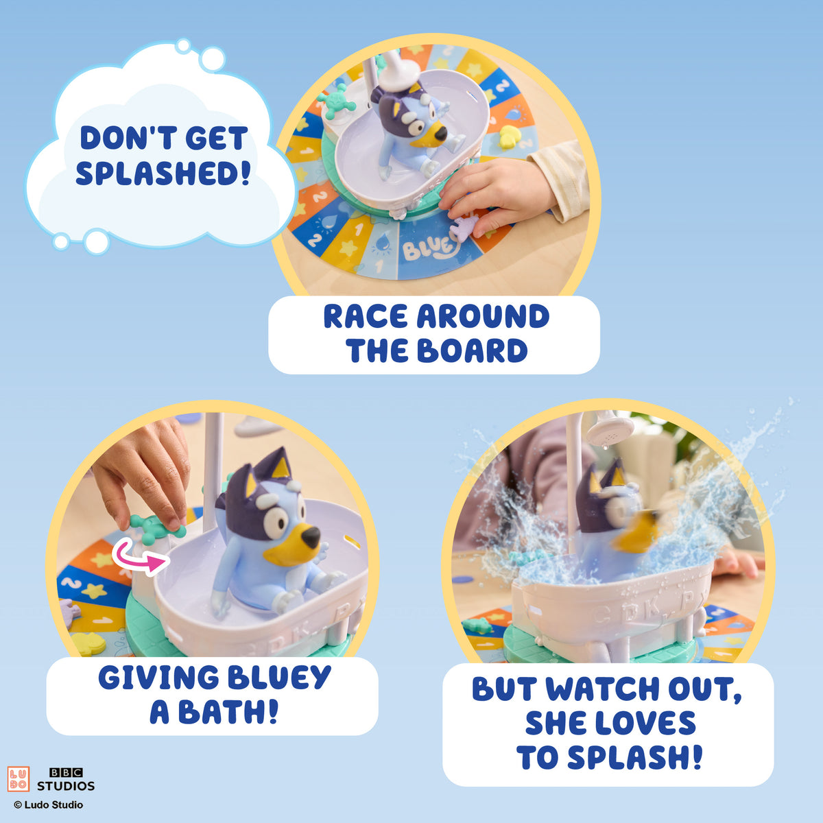 Bluey Splash Time Game