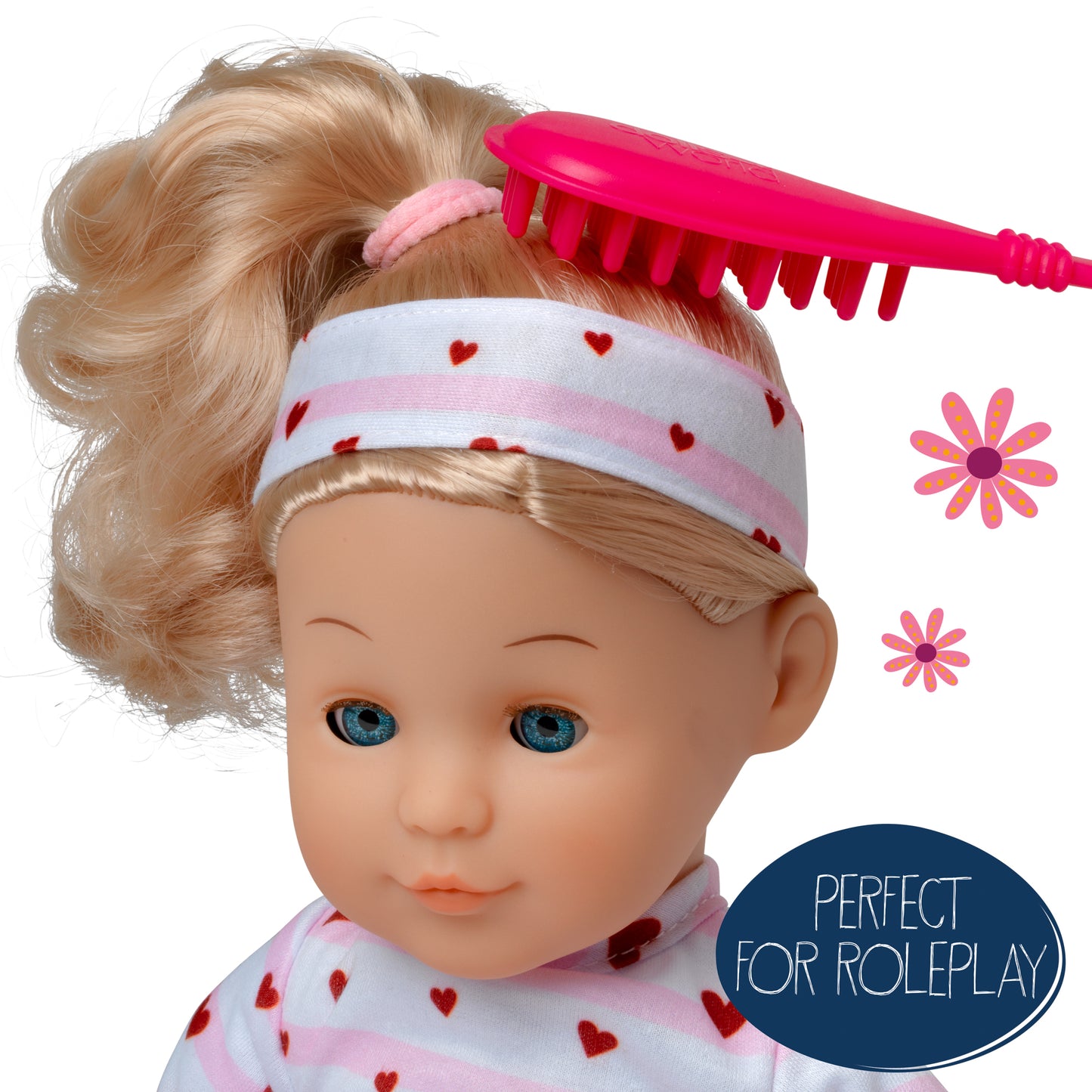 Dolls World Charlotte 36cm Soft Bodied Fashion Doll with Deluxe Outfit - For 18 months+