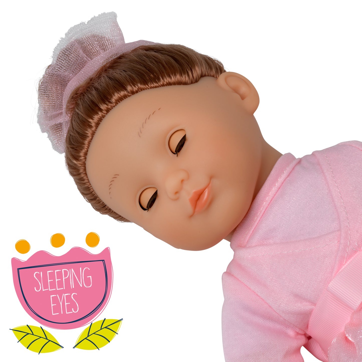 Dolls World Charlotte 36cm Soft Bodied Ballerina Doll with Deluxe Outfit - For 18 months+