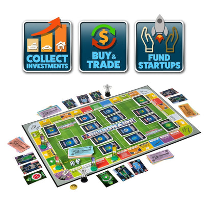 FOOTBALL BILLIONAIRE BOARD GAME - John Adams