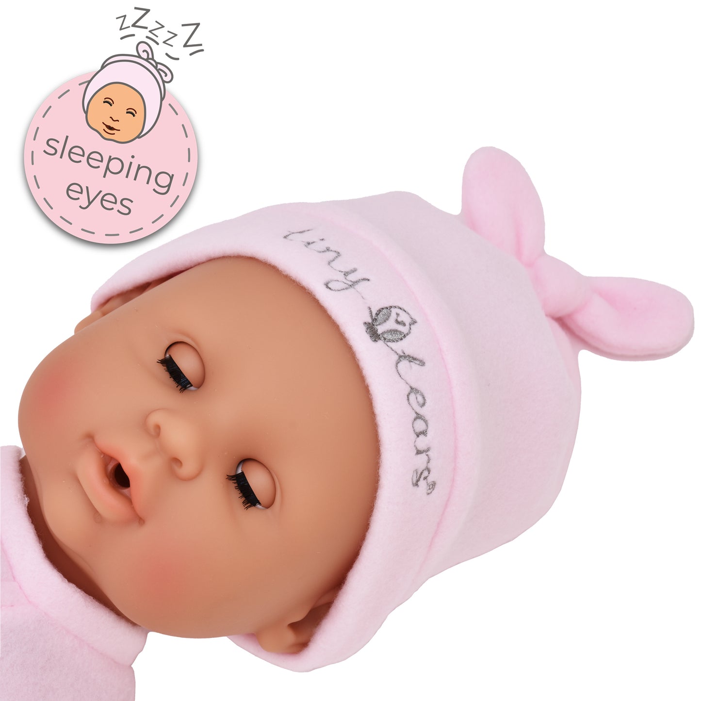 Tiny Tears 18" (46 cm) Baby Deluxe Doll With 20 Baby Sounds - White