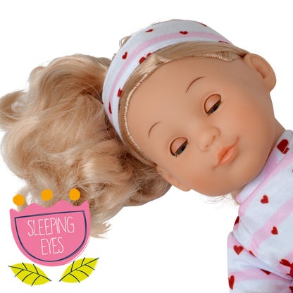 Dolls World Charlotte 36cm Soft Bodied Fashion Doll with Deluxe Outfit - For 18 months+