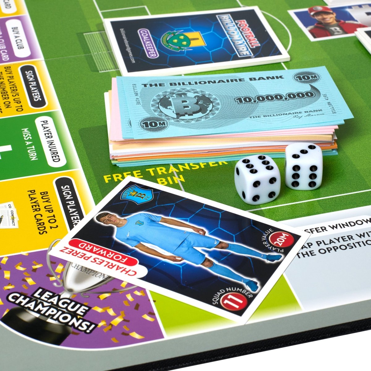 FOOTBALL BILLIONAIRE BOARD GAME - John Adams