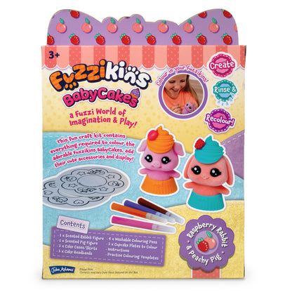 Fuzzikins Baby Cakes Peach Melba Cakes (Peachy Piggy & Raspberry Rabbit)