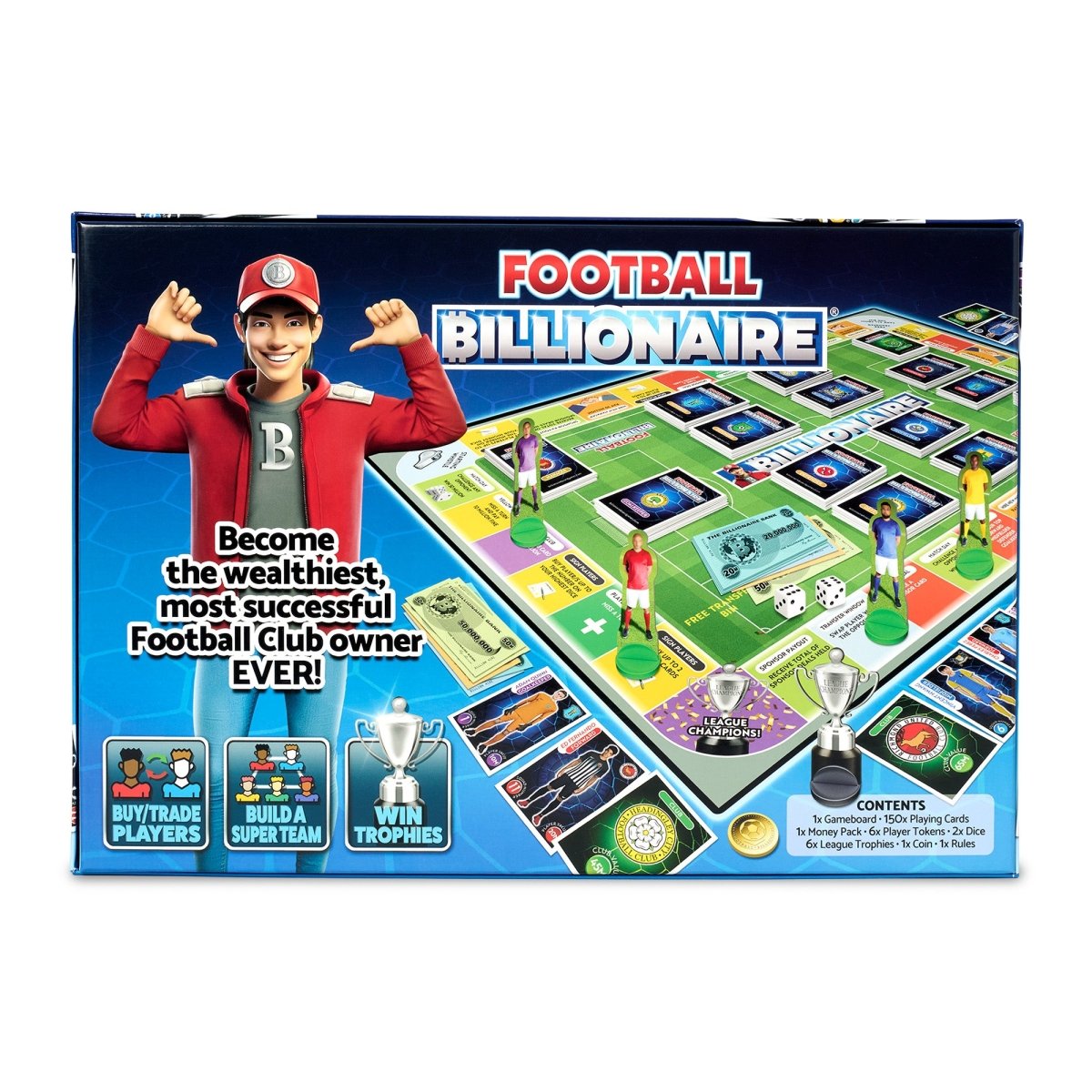 FOOTBALL BILLIONAIRE BOARD GAME - John Adams