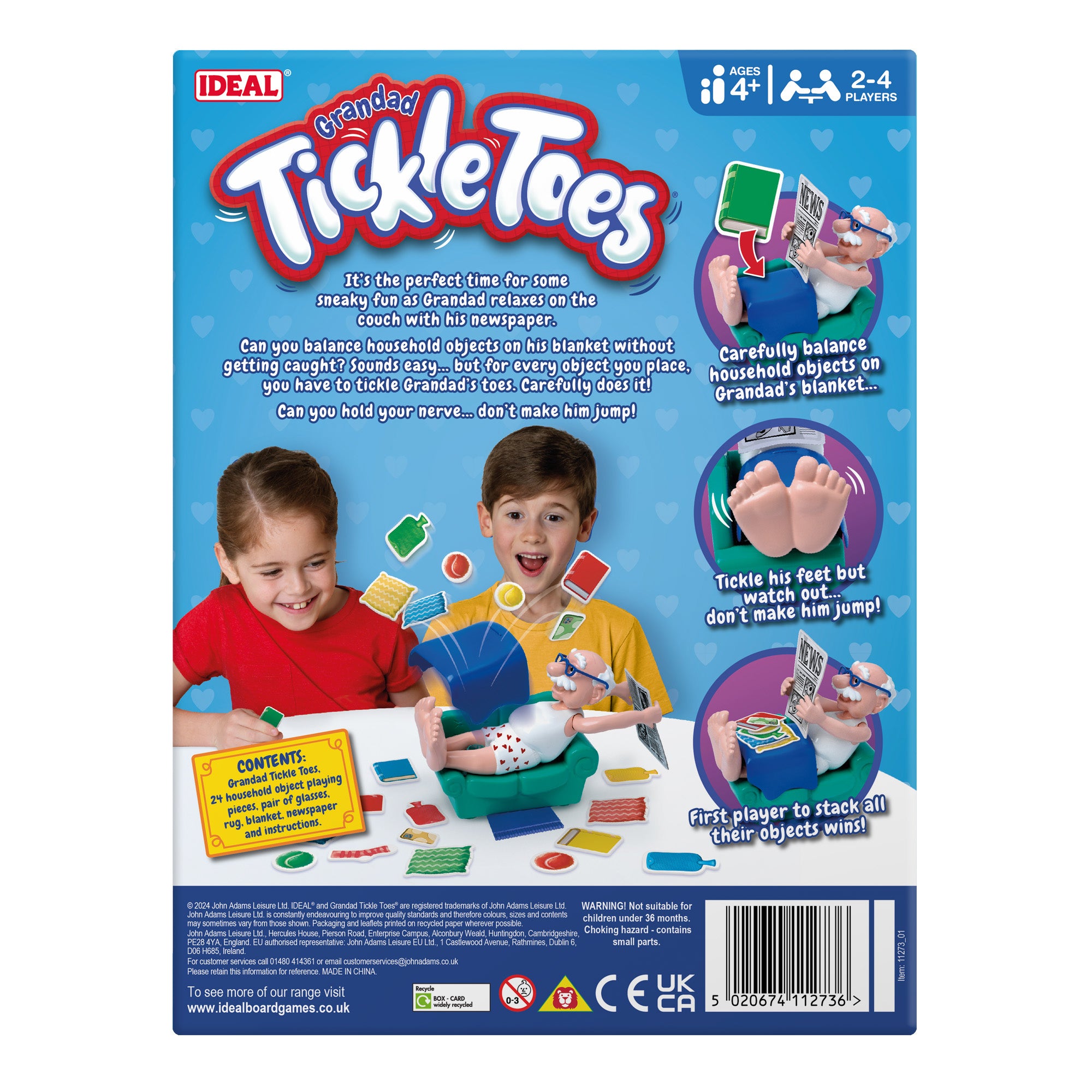 Tickle Toes(海外のおもちゃ) Grandad Tickle Toes Game \u2013 John Adams