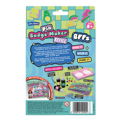 *Coming Soon!*  Pin Badge Maker Refill BFF Set