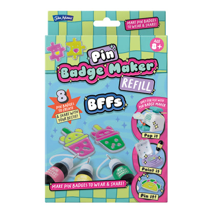 *Coming Soon!*  Pin Badge Maker Refill BFF Set
