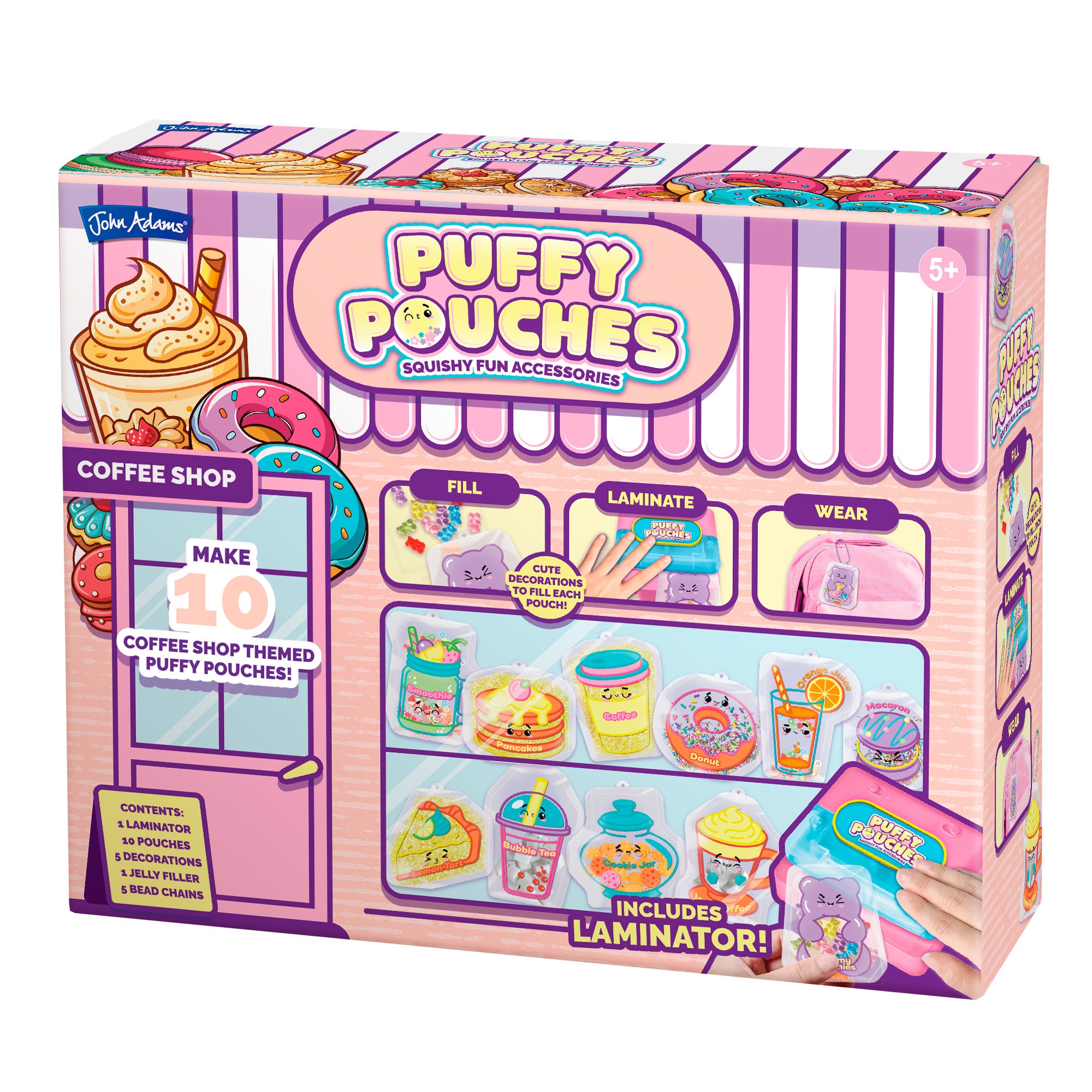 Puffy Pouches Themed Set - Coffee Shop – John Adams