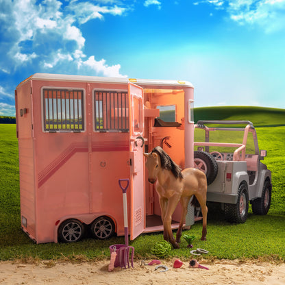 Mane to Travel Horse Trailer Set