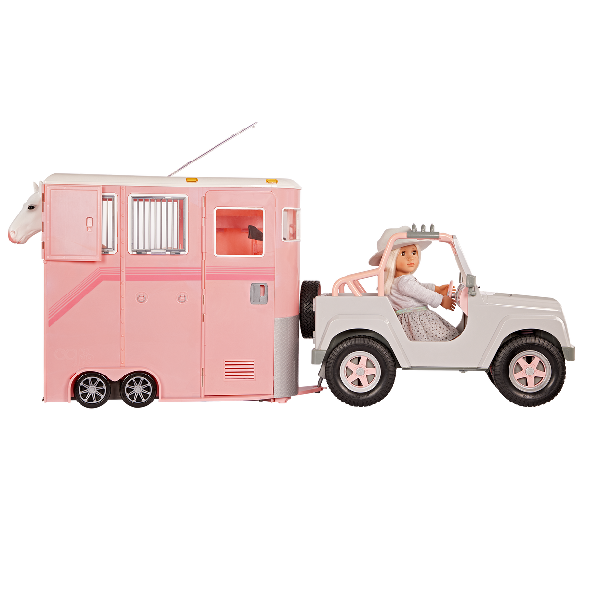 Mane to Travel Horse Trailer Set