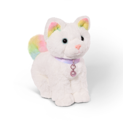 Posable Angora Cat Plush