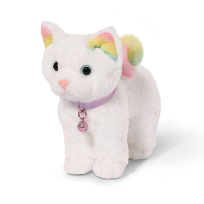 Posable Angora Cat Plush