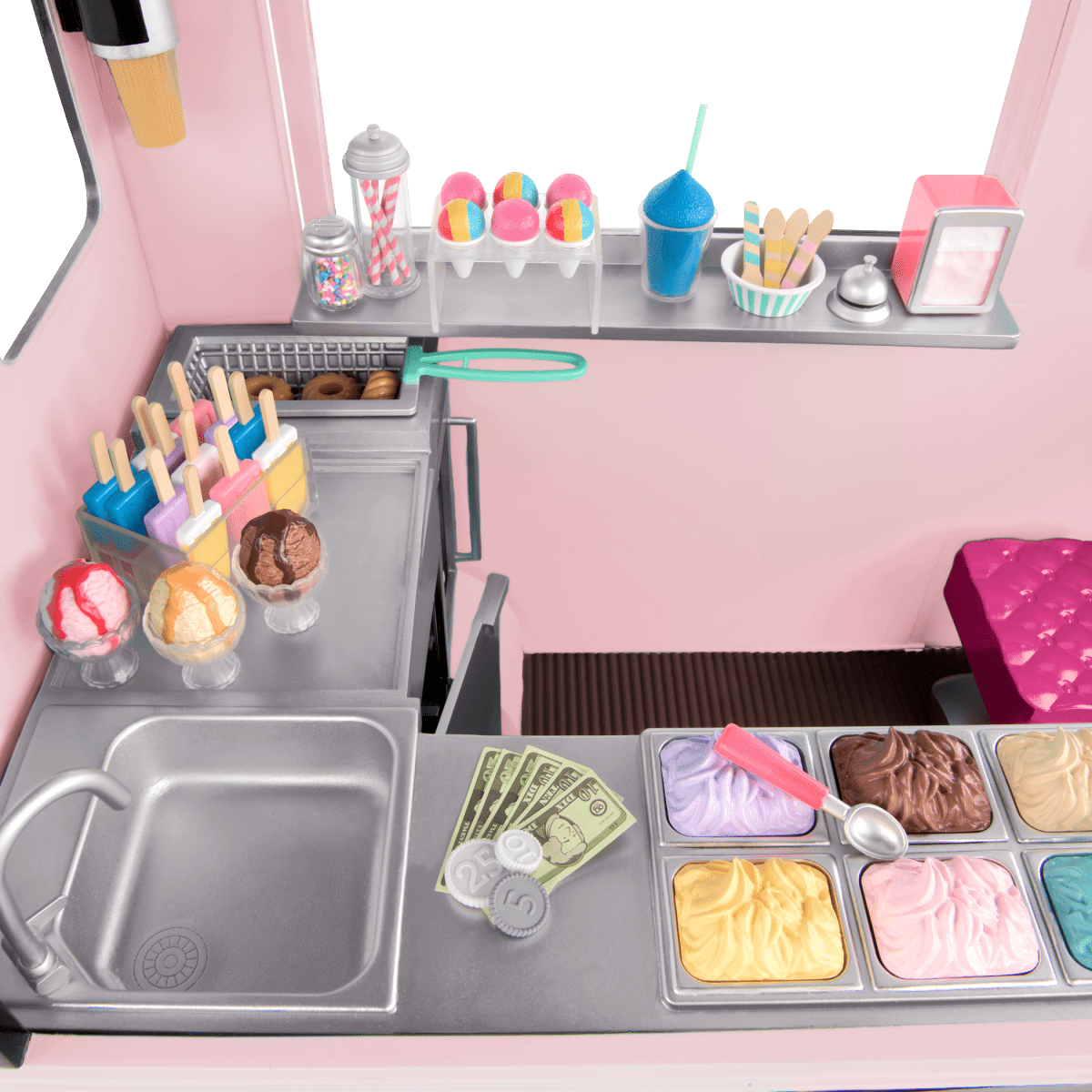 Sweet Stop Ice Cream Truck – Pink - John Adams