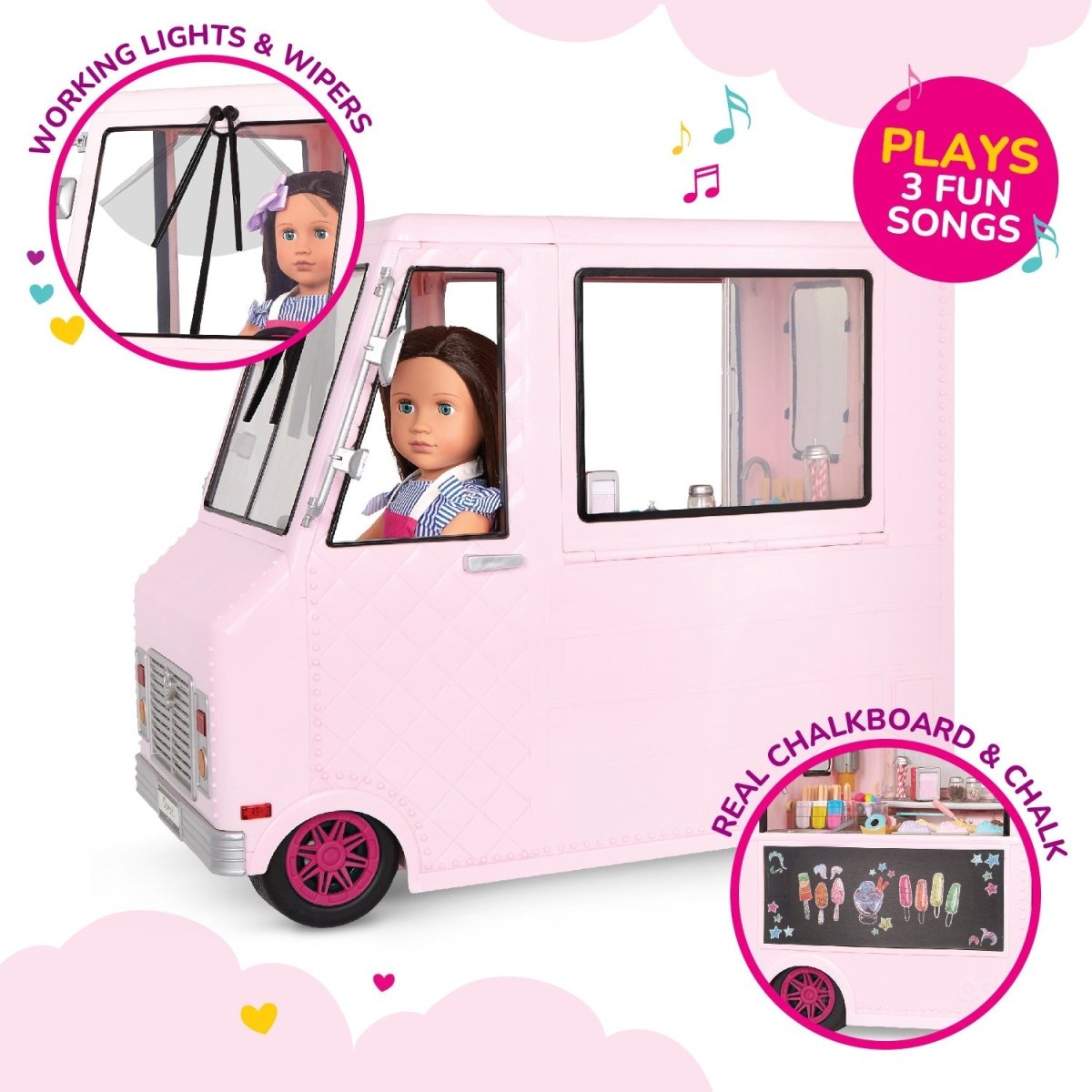 Sweet Stop Ice Cream Truck – Pink - John Adams