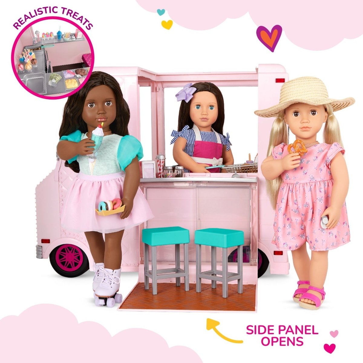 Sweet Stop Ice Cream Truck – Pink - John Adams