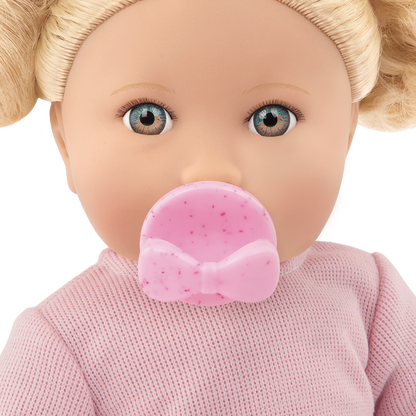 Baby Doll with Wavy Blonde Hair