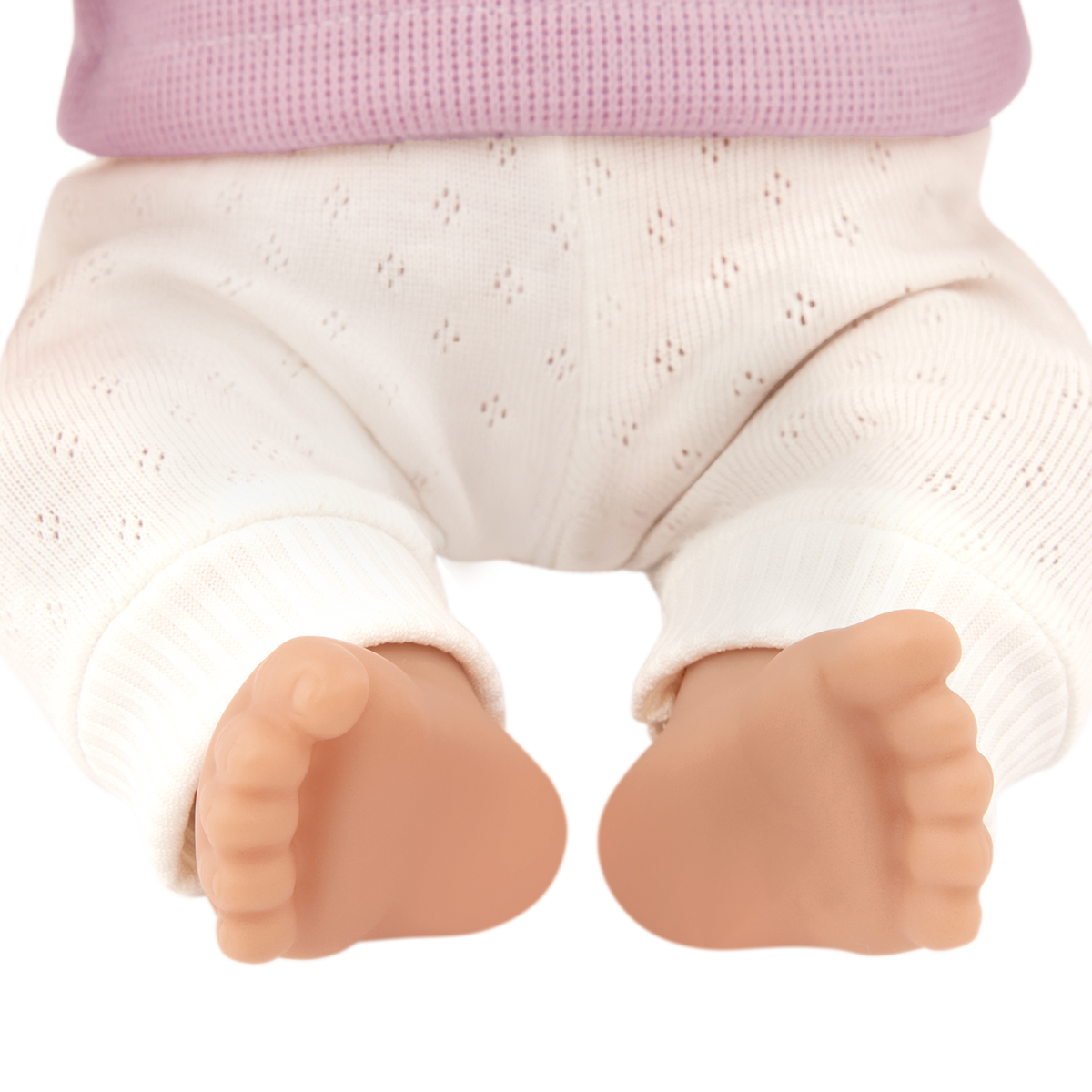 Baby Doll with Wavy Blonde Hair