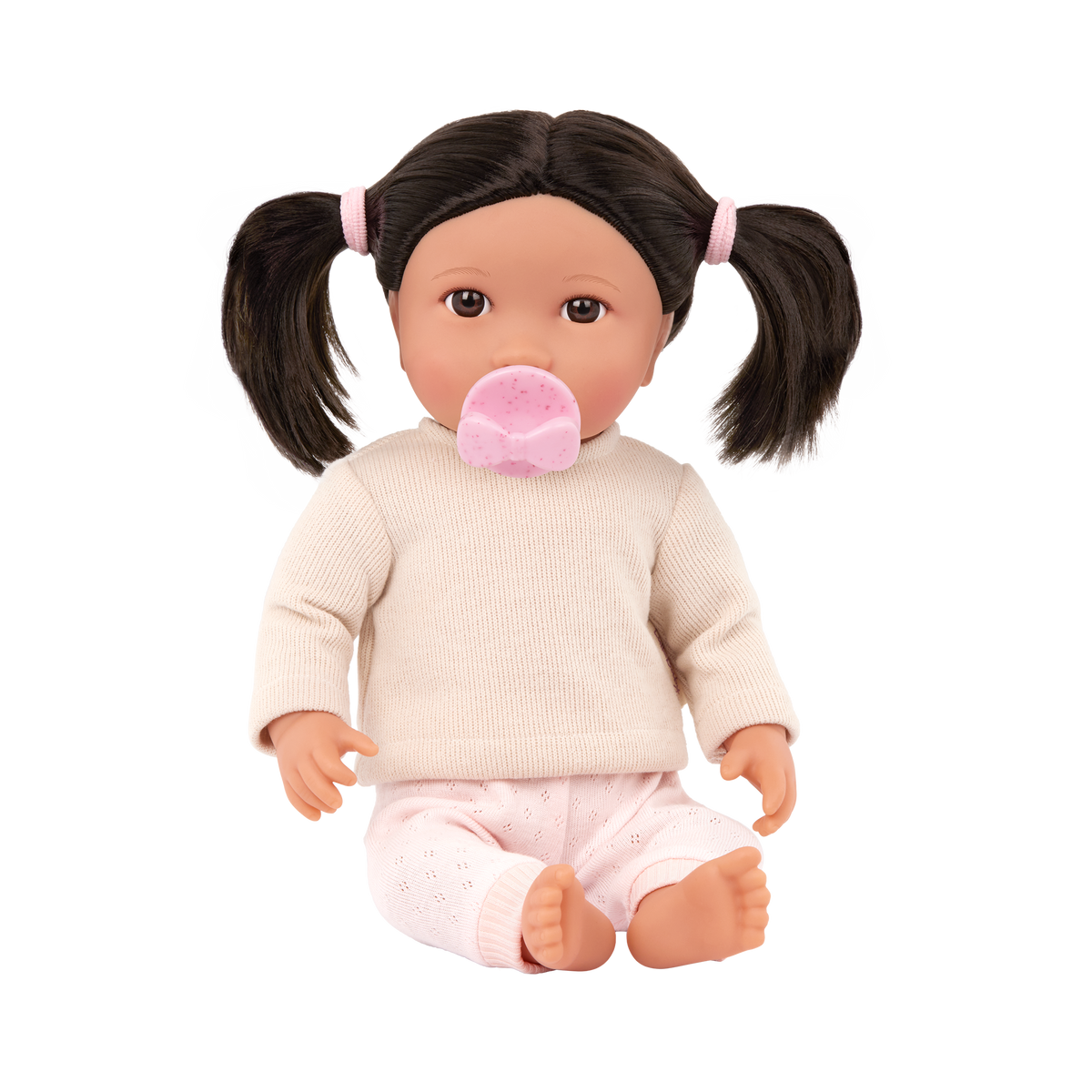 Baby Doll with Dark-Brown Hair