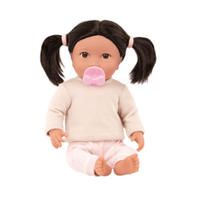 Baby Doll with Dark-Brown Hair - John Adams