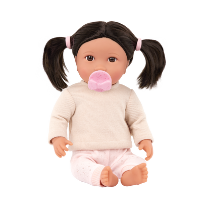 Baby Doll with Dark-Brown Hair