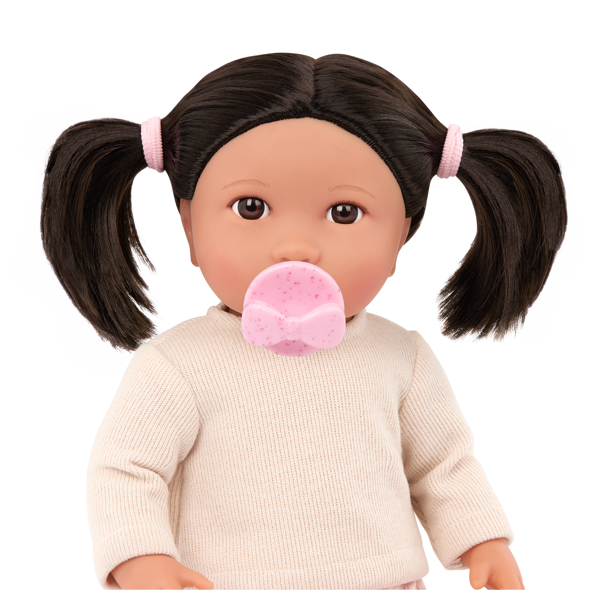 Baby Doll with Dark-Brown Hair