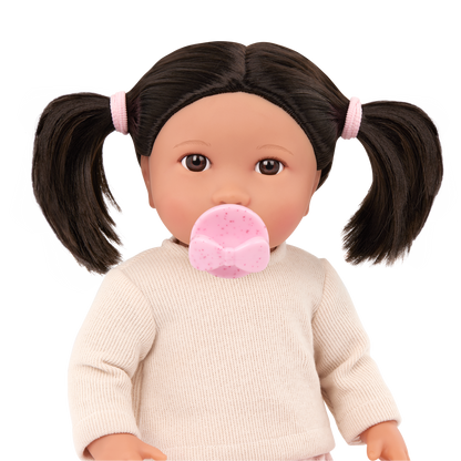 Baby Doll with Dark-Brown Hair
