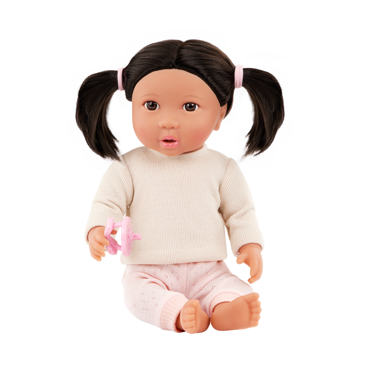 Baby Doll with Dark-Brown Hair