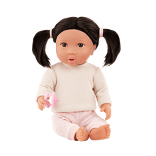 Baby Doll with Dark-Brown Hair - John Adams