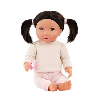 Baby Doll with Dark-Brown Hair