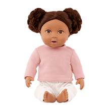 Baby Doll with Wavy Brown Hair - John Adams