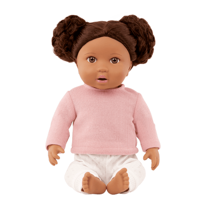 Baby Doll with Wavy Brown Hair - John Adams