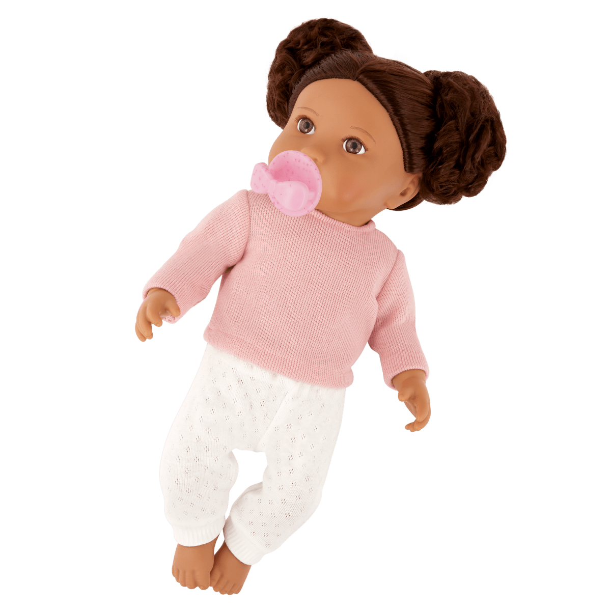 Baby Doll with Wavy Brown Hair - John Adams