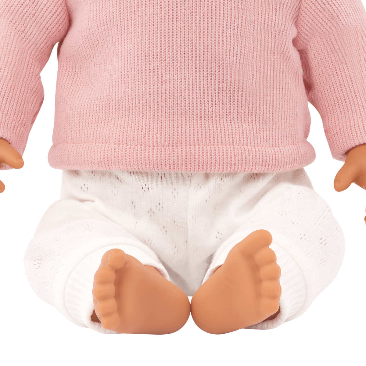 Baby Doll with Wavy Brown Hair - John Adams