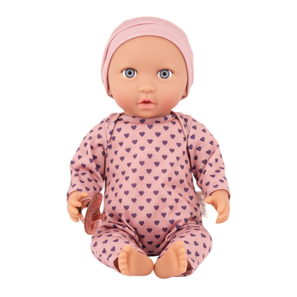 Baby Doll in Purple Hearts Pyjama