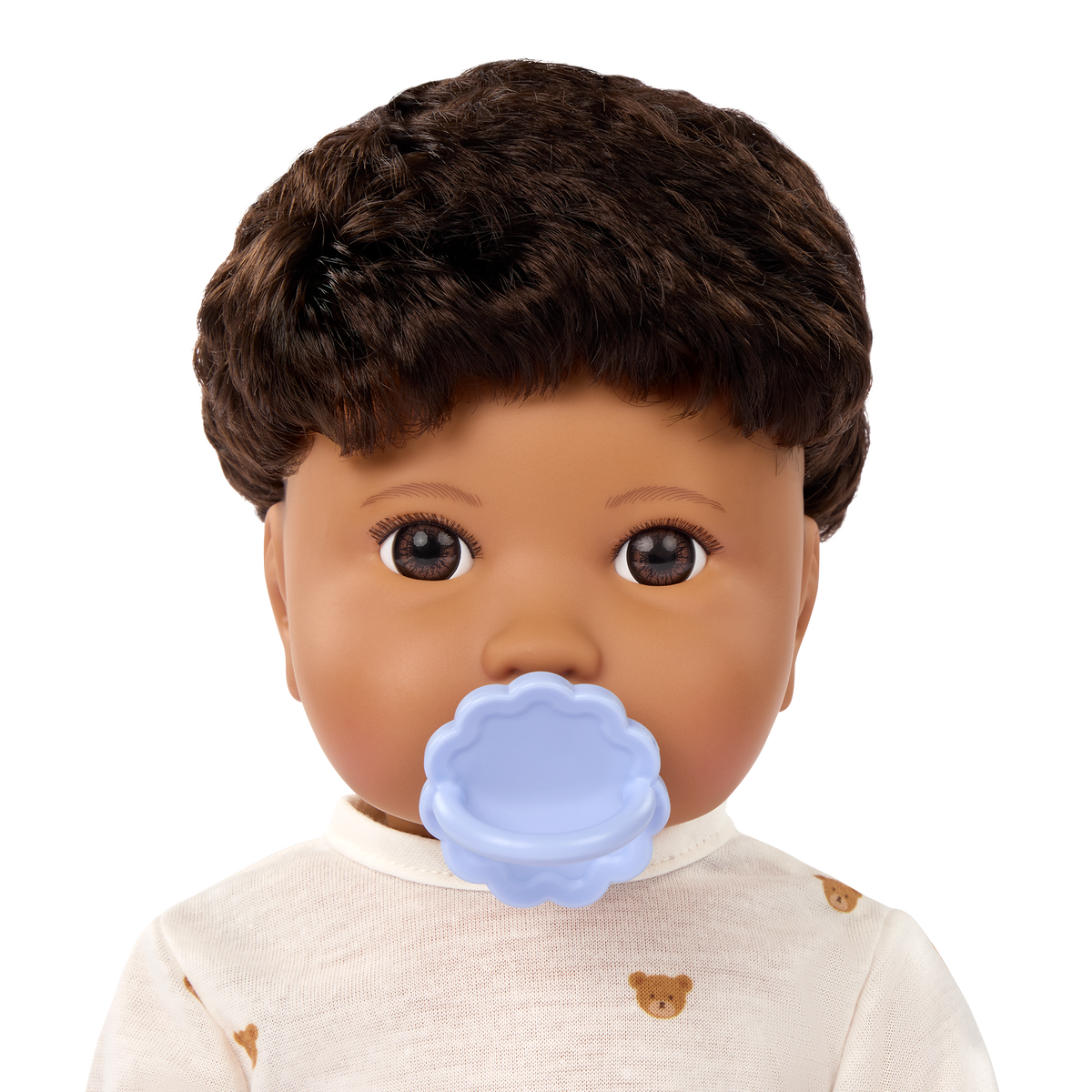 Brunet Doll & Bottle Set