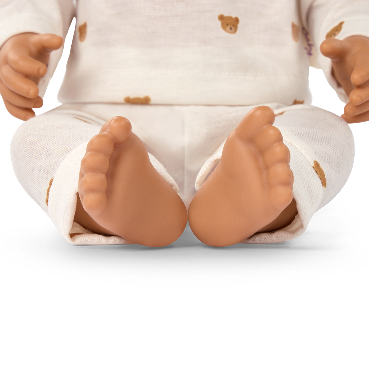 Brunet Doll & Bottle Set