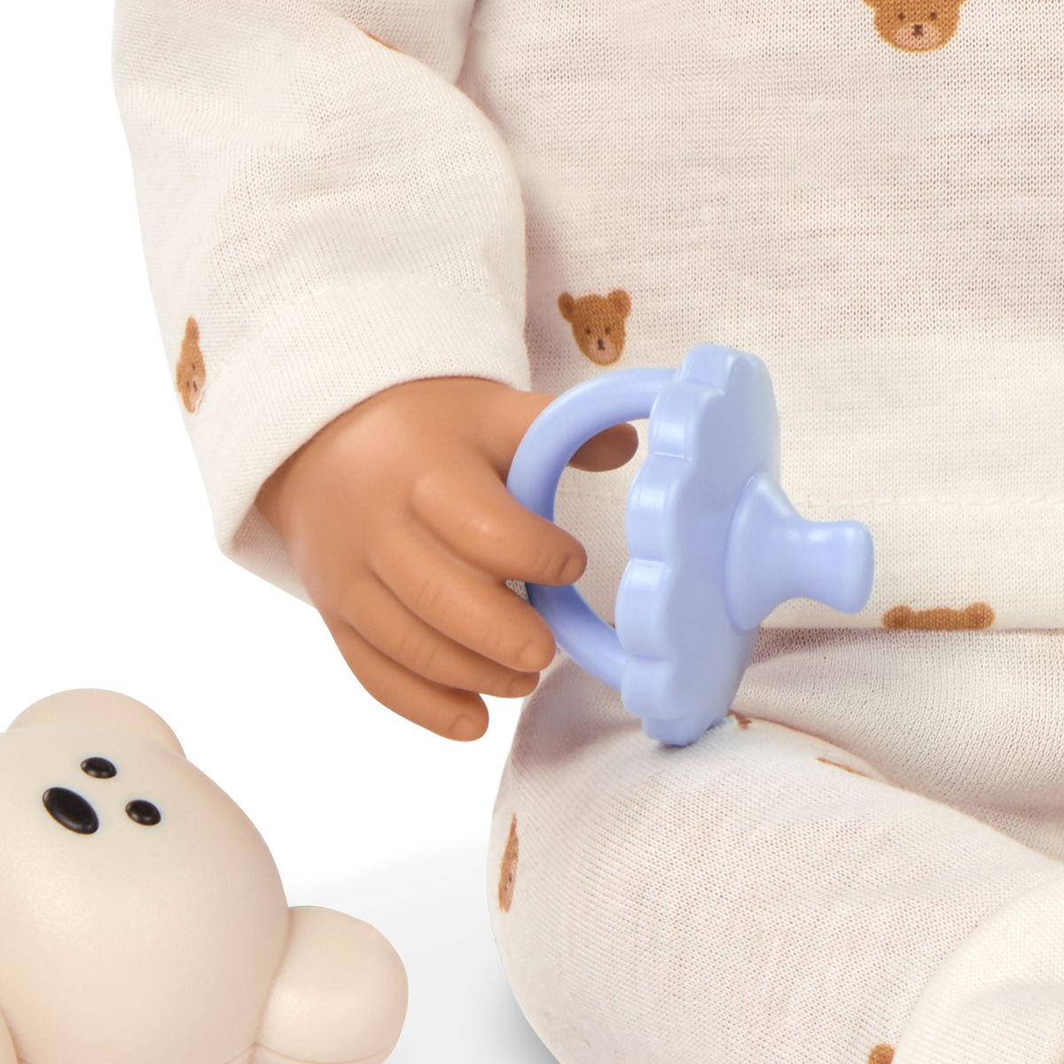 Brunet Doll & Bottle Set