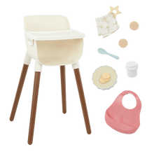 Baby Doll High Chair & Feeding Set - John Adams