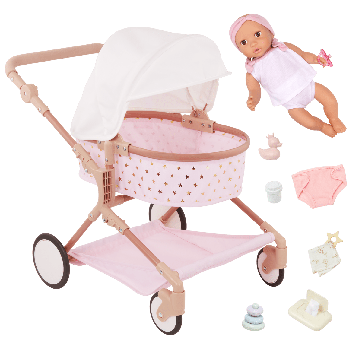 Doll Double Pram Set - John Adams