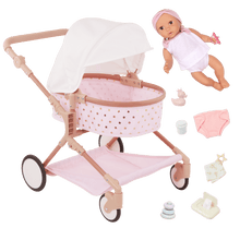 Doll Double Pram Set - John Adams