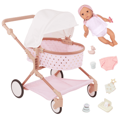 Doll Double Pram Set - John Adams