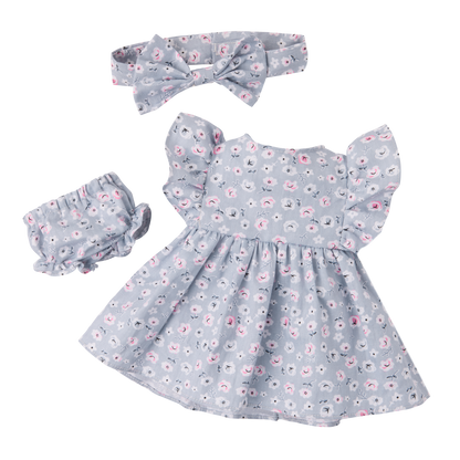 Baby Doll - Blue Dress & Pyjama Set