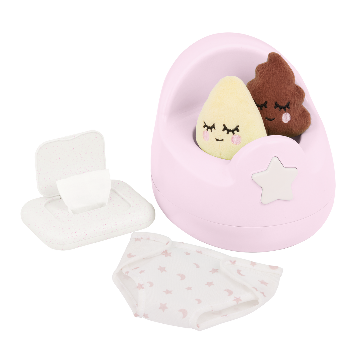 Pink Baby Doll Potty Set