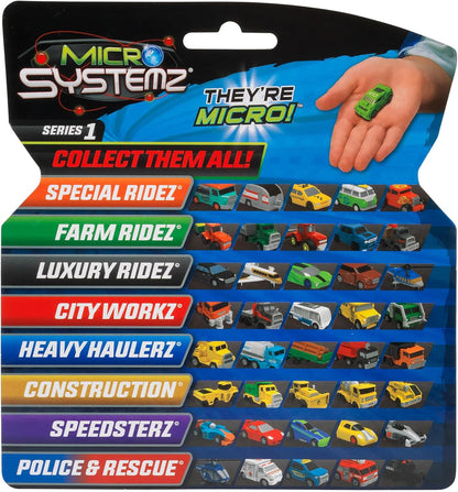 Micro Systemz 5 Vehicle Pack - Police and Rescue