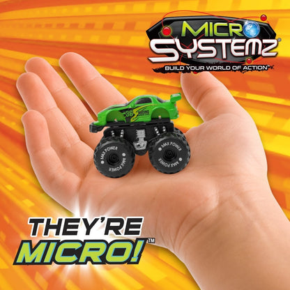 Micro Systemz Big Wheel Racers 4 Vehicle Pack