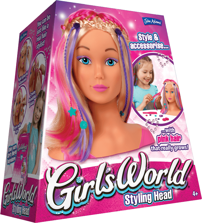 NEW Girl's World Styling Head - John Adams